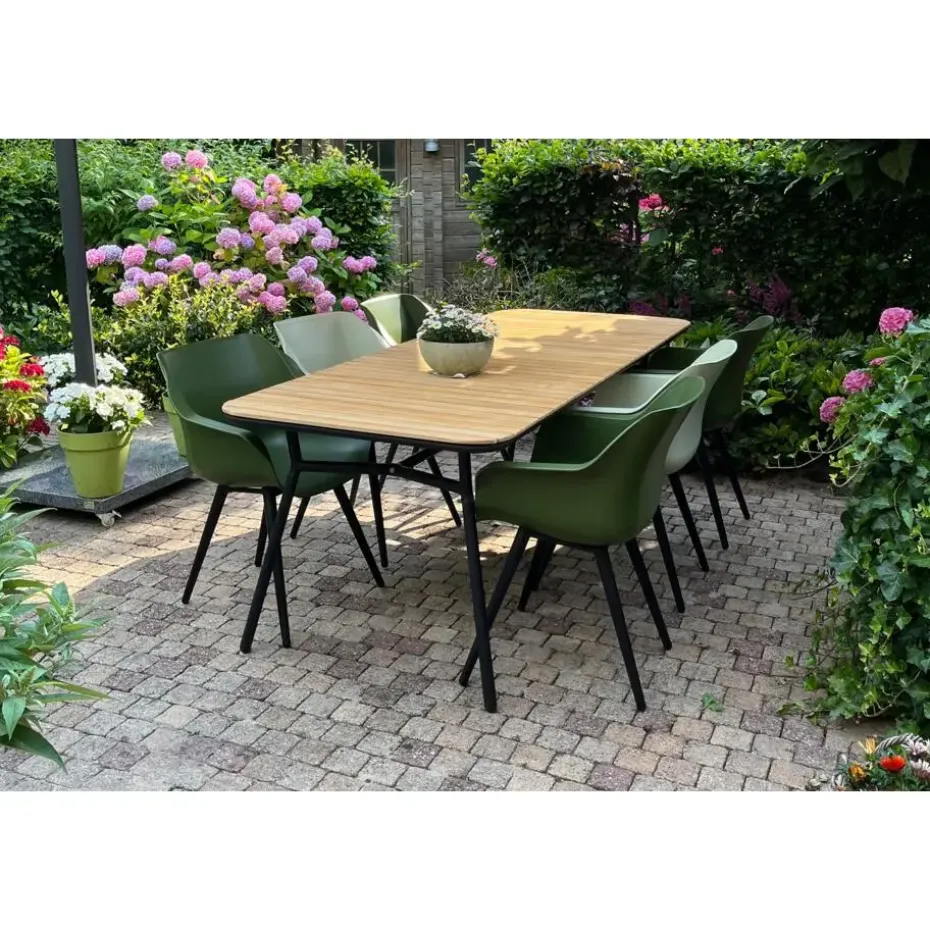 VDG Bella tuintafel - teakhout - 220x95 cm