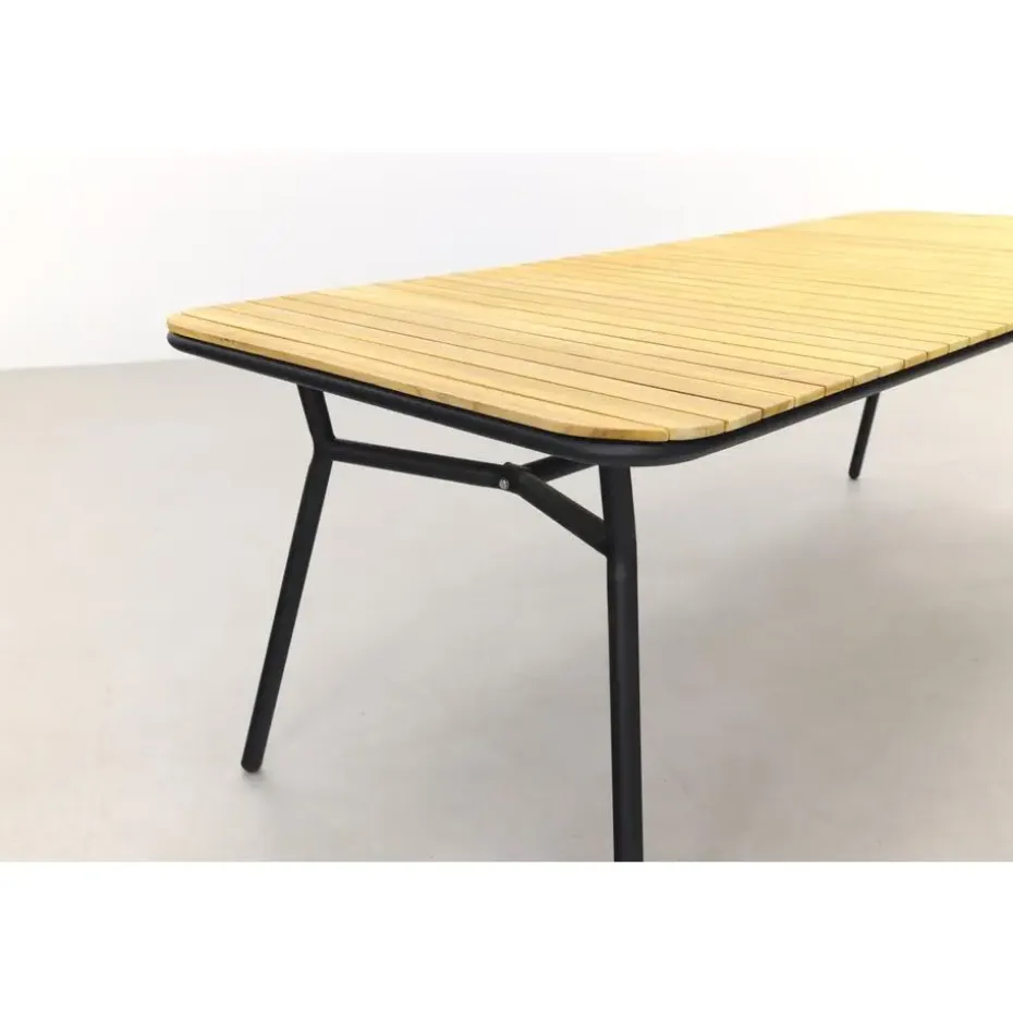 VDG Bella tuintafel - teakhout - 220x95 cm