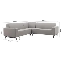VDG Boavista/Toronto Sunbrella loungeset (4-delig) - Nature Grey