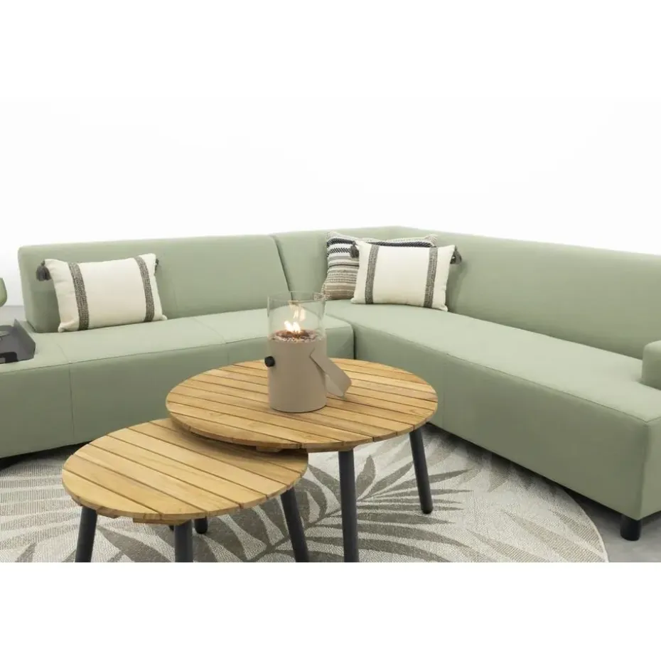VDG Malaga/Mindo - hoekbank loungeset chaise longue - green