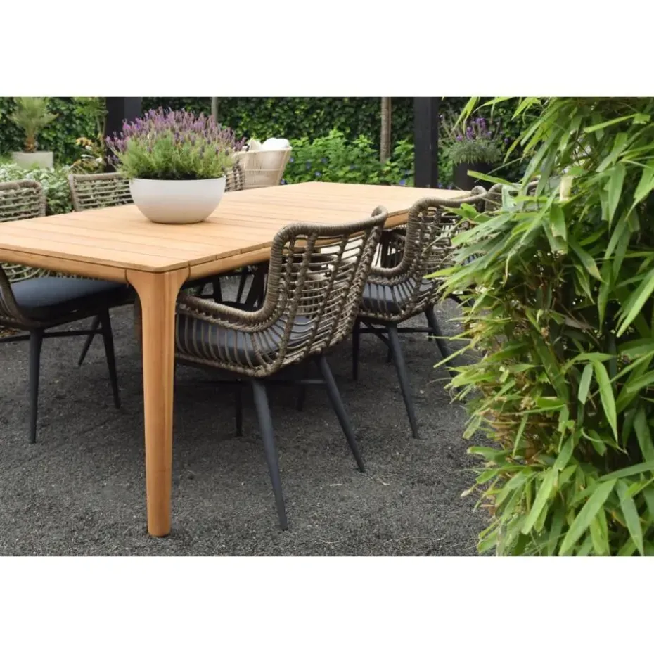 VDG Set van 4 - Jasmine dining tuinstoel - Naturel
