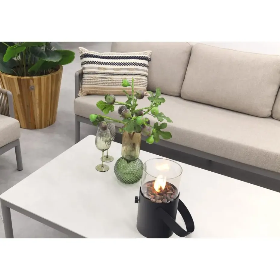 VDG Sierra hoek loungeset + loungestoel - Naturel/Grijs