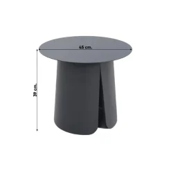VDG Stripe/Velora loungestoelen set (3-delig) - Wit/Royal grey