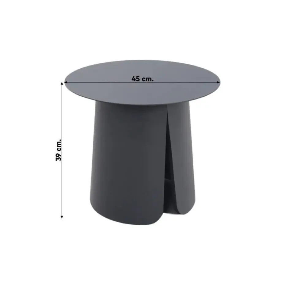 VDG Stripe/Velora loungestoelen set (3-delig) - Wit/Royal grey