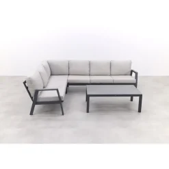 VDG Viento/Atlanta hoek loungeset (4-delig) - Royal Grey/Antraciet