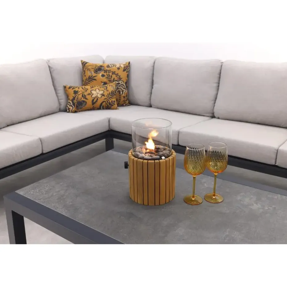 VDG Viento/Atlanta hoek loungeset (4-delig) - Royal Grey/Antraciet