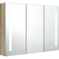 vidaXL - Badkamerkast - Grijs - MDF - 89 x 14 x 62 cm