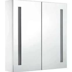 vidaXL - Badkamerkast - Wit - MDF - 62 x 14 x 60 cm