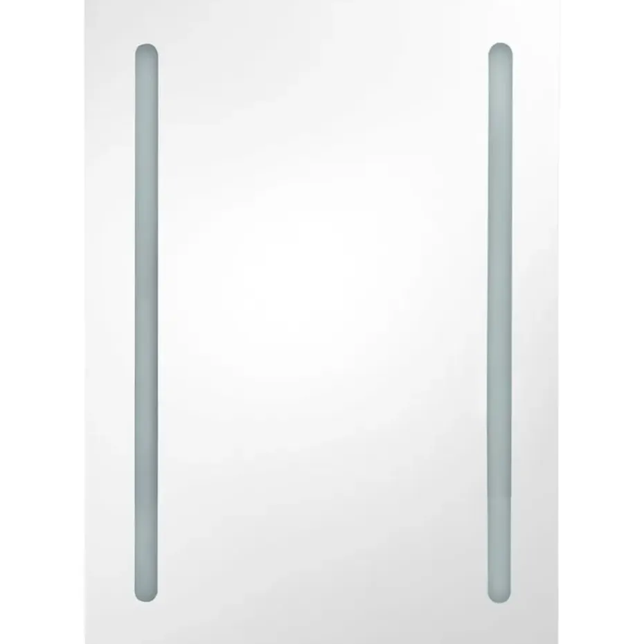 vidaXL - Badkamerkast - Zwart - MDF - 50 x 13 x 70 cm