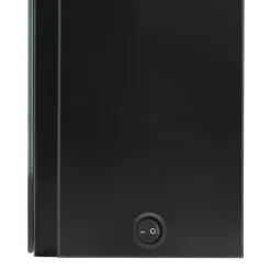 vidaXL - Badkamerkast - Zwart - MDF - 50 x 13 x 70 cm