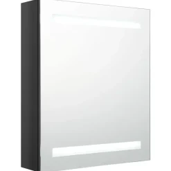 vidaXL - Badkamerkast - Zwart - MDF
