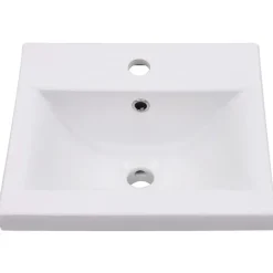 vidaXL - Badkamermeubelset - Wit - Bewerkt hout - 41 x 38.5 x 46 cm