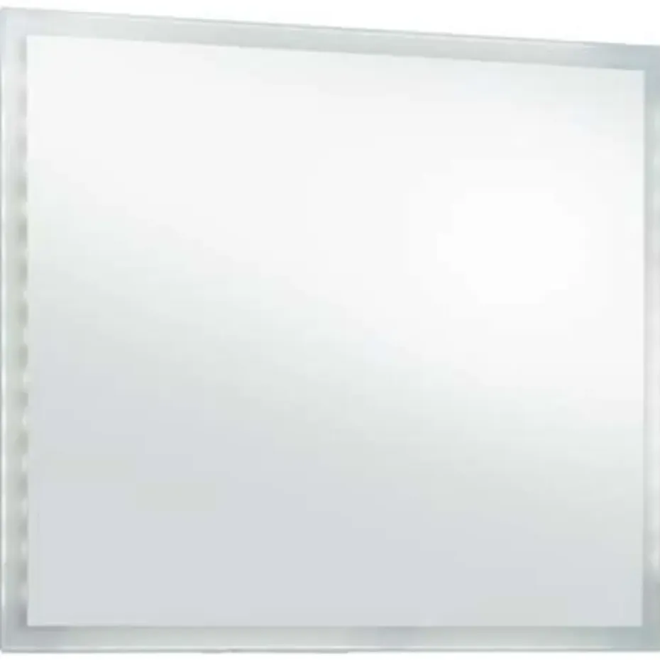vidaXL - Badkamerspiegel - Zilver - Glas - 60 x 50 cm