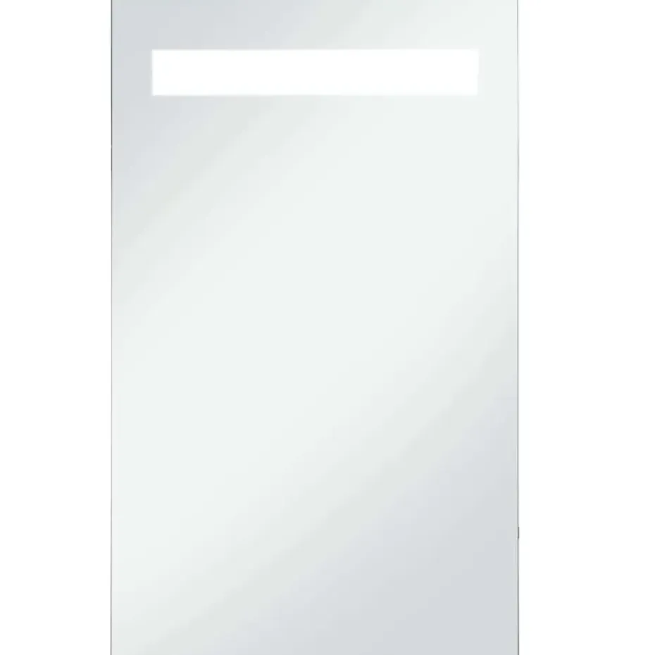 vidaXL - Badkamerspiegel - Zilver - Glas - 60 x 100 cm