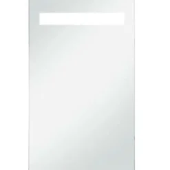 vidaXL - Badkamerspiegel - Zilver - Glas - 60 x 100 cm
