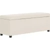 vidaXL - Bank - Crème - Polyester