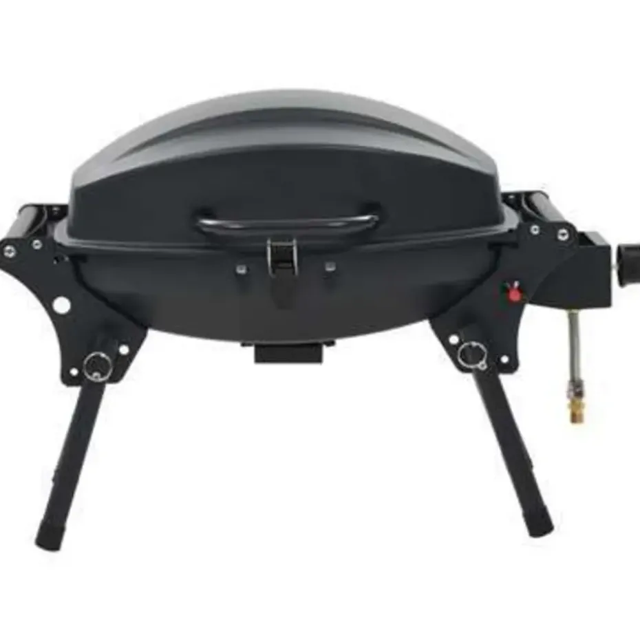 vidaXL - Barbecue - Zwart - Staal