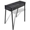 vidaXL - Barbecue - Zwart - Staal