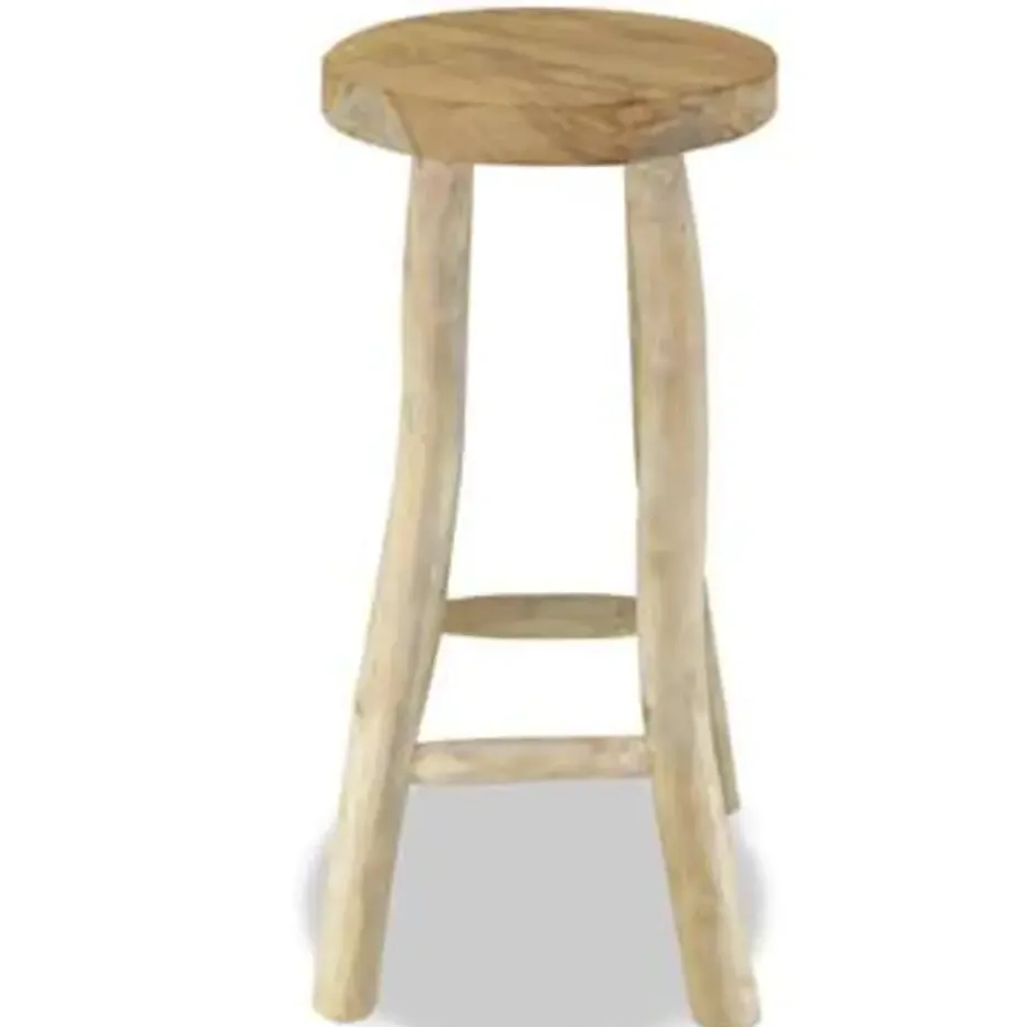 vidaXL - Barkruk - Bruin - Hout