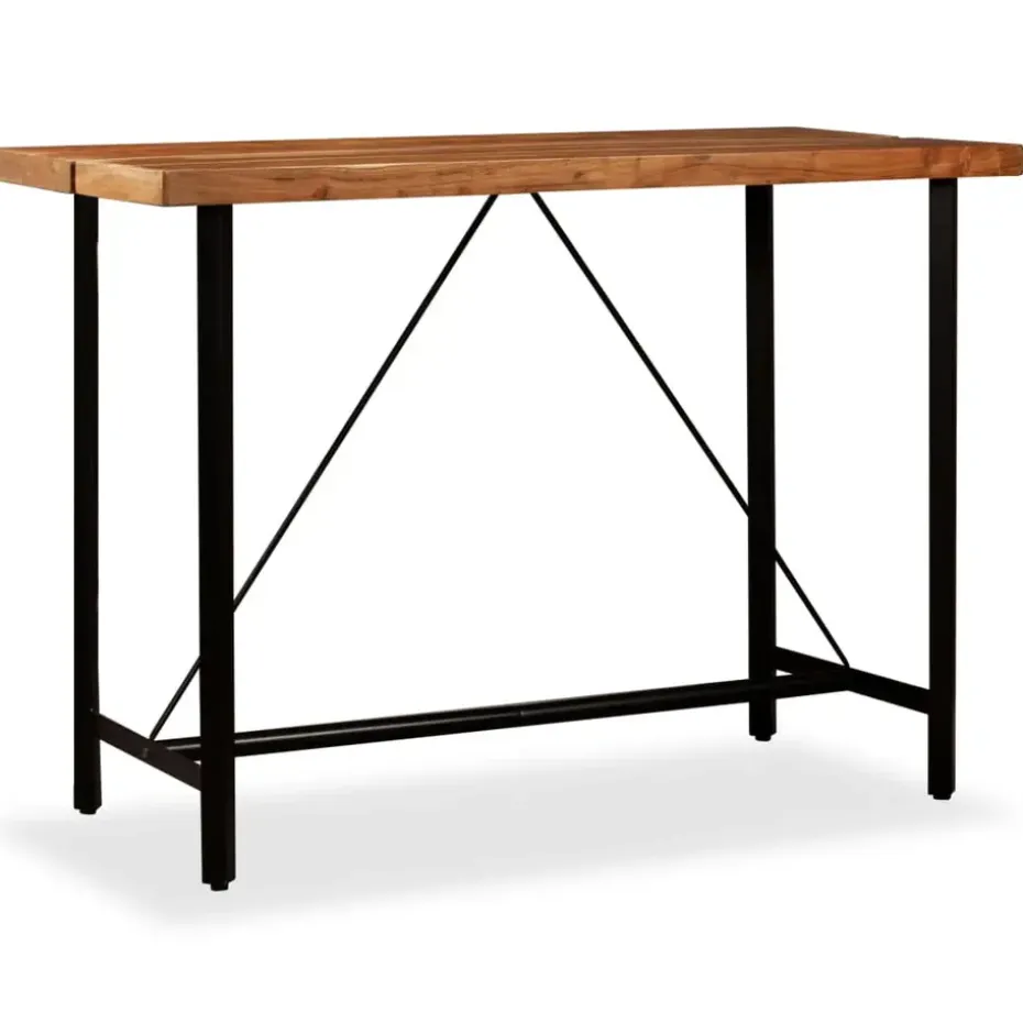 vidaXL - Bartafel - Bruin - Hout - 150 x 70 x 107 cm