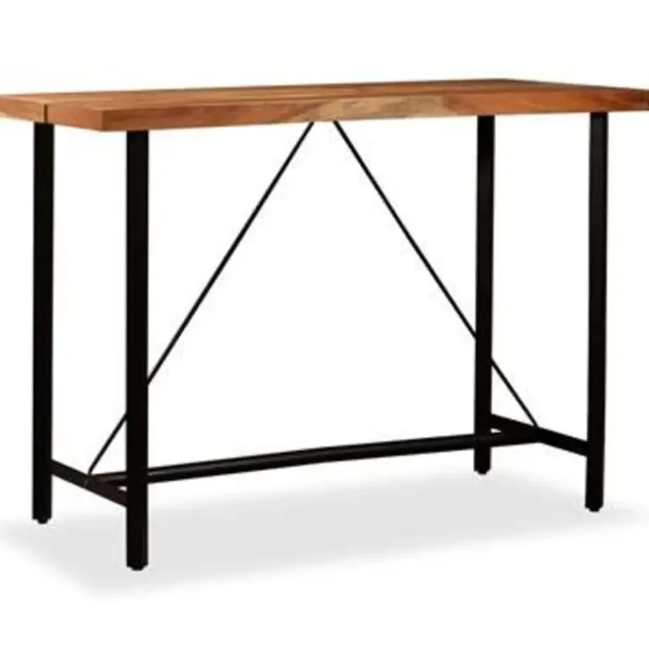 vidaXL - Bartafel - Bruin - Hout - 150 x 70 x 107 cm