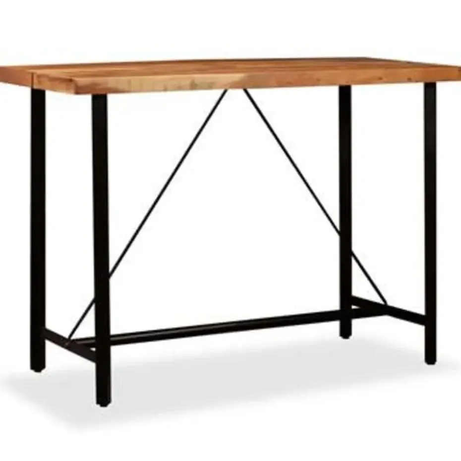 vidaXL - Bartafel - Bruin - Hout - 150 x 70 x 107 cm