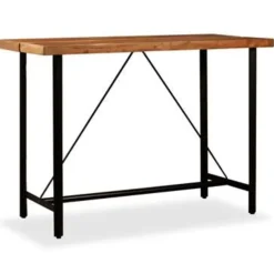 vidaXL - Bartafel - Bruin - Hout - 150 x 70 x 107 cm