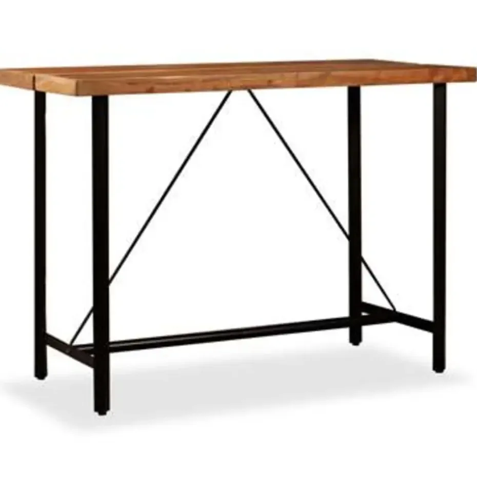 vidaXL - Bartafel - Bruin - Hout - 150 x 70 x 107 cm