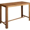 vidaXL - Bartafel - Bruin - Hout - 150 x 70 x 105 cm