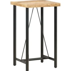 vidaXL - Bartafel - Bruin - Hout - 60 x 60 x 107 cm