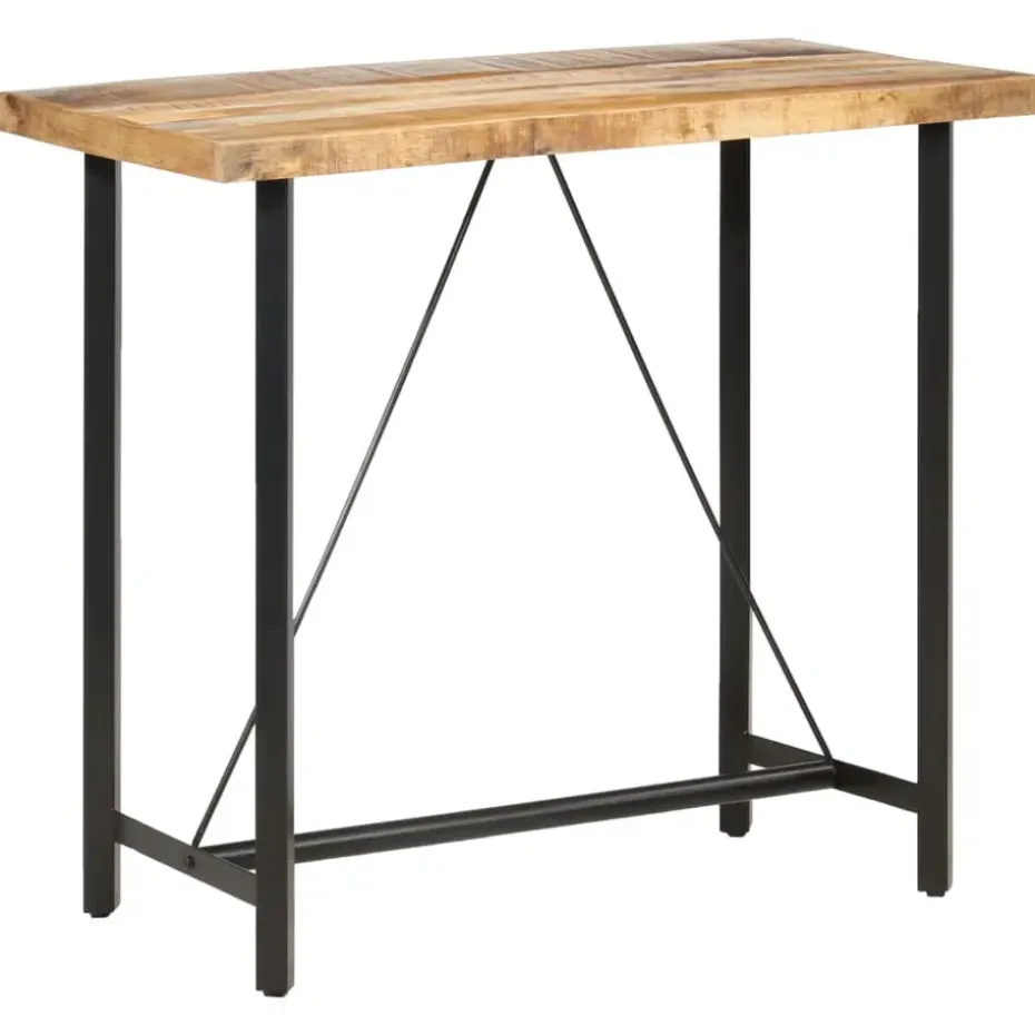 vidaXL - Bartafel - Bruin - Hout - 120 x 58 x 107 cm