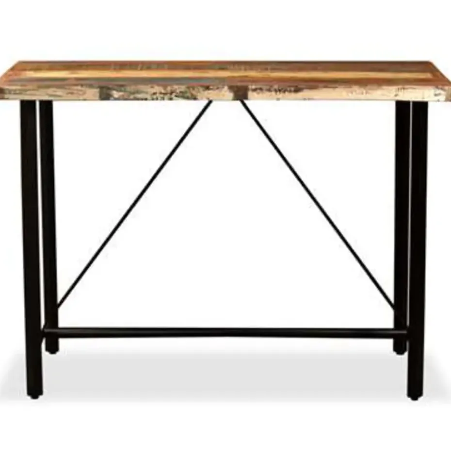vidaXL - Bartafel - Bruin - Hout - 120 x 60 x 107 cm
