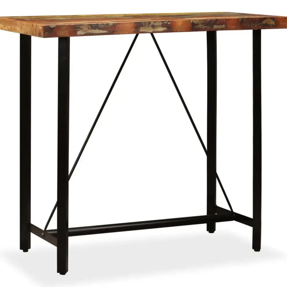 vidaXL - Bartafel - Bruin - Hout - 120 x 60 x 107 cm