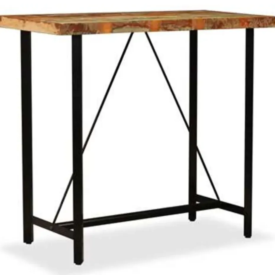 vidaXL - Bartafel - Bruin - Hout - 120 x 60 x 107 cm