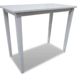 vidaXL - Bartafel - Wit - Hout