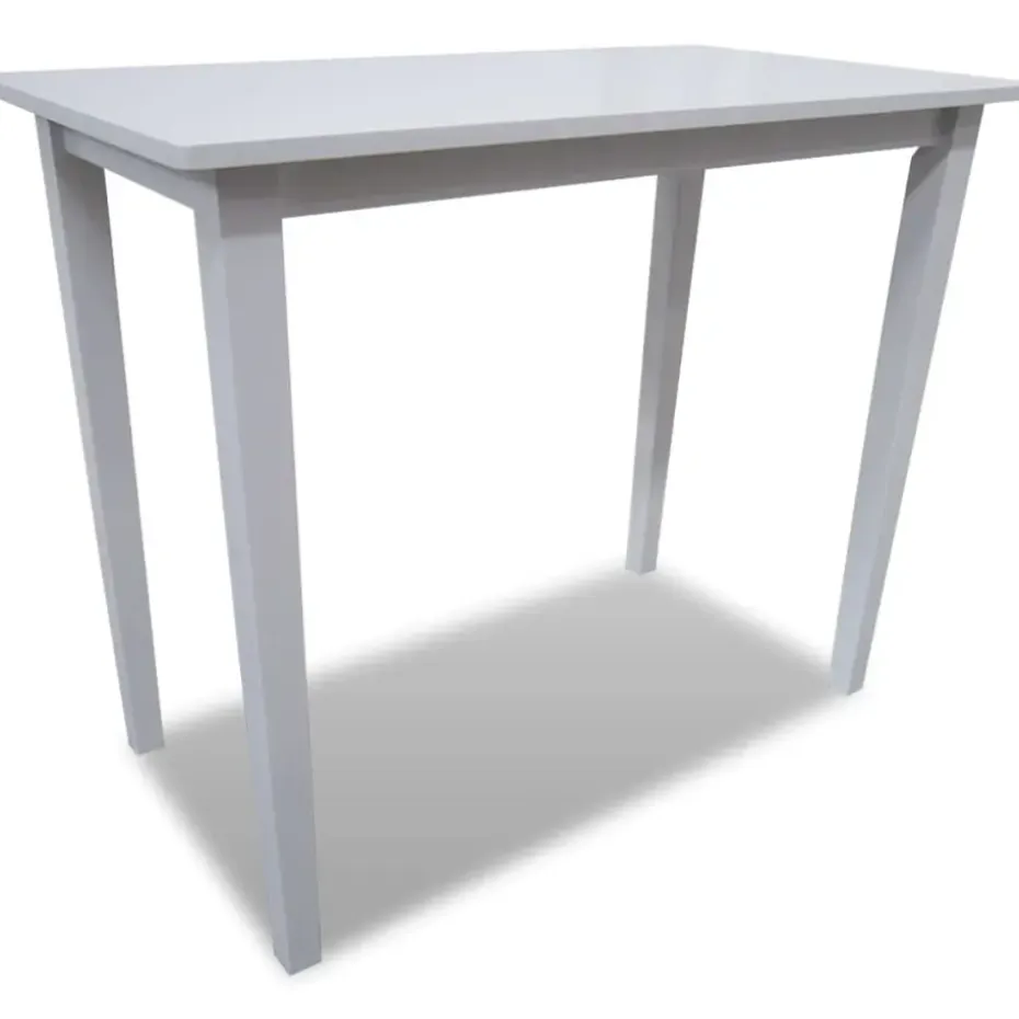 vidaXL - Bartafel - Wit - Hout