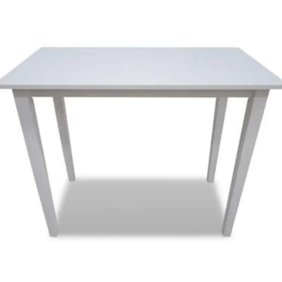 vidaXL - Bartafel - Wit - Hout