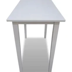 vidaXL - Bartafel - Wit - Hout