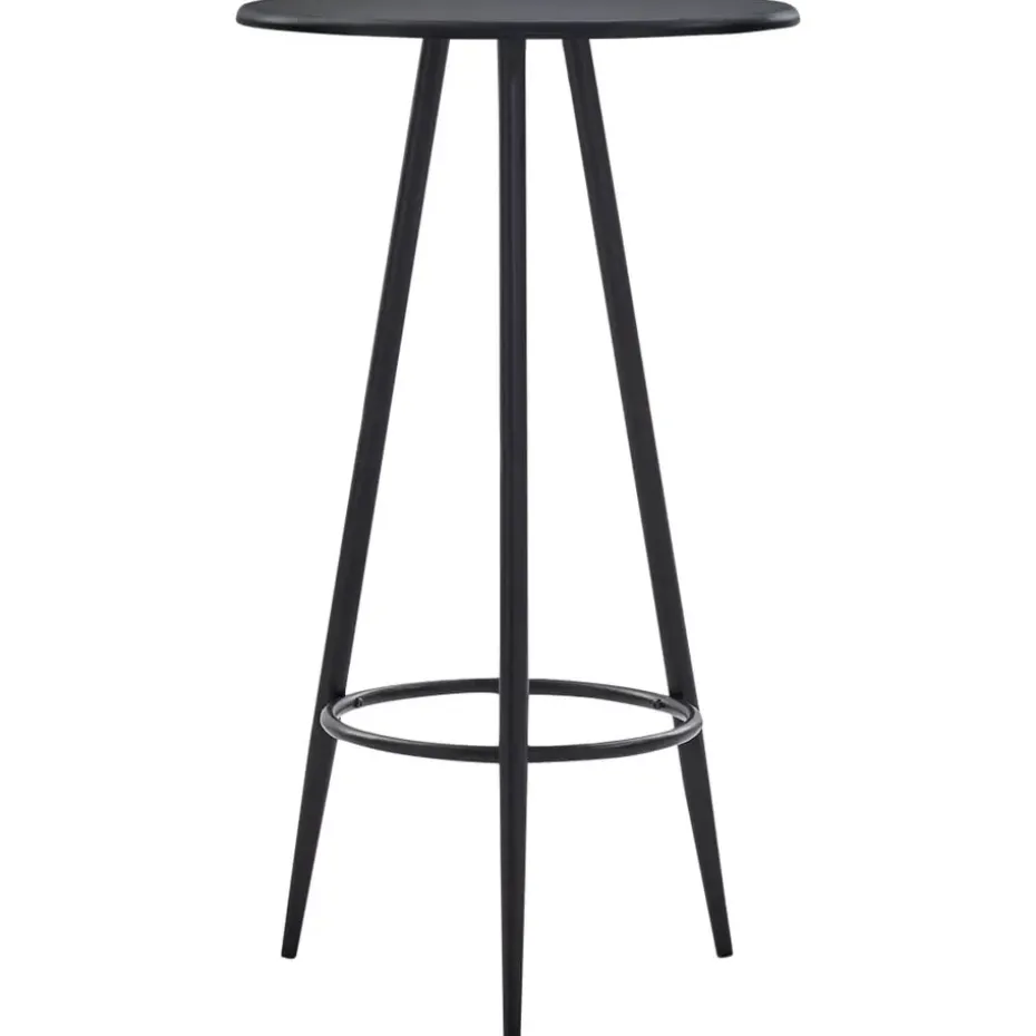 vidaXL - Bartafel - Zwart - MDF