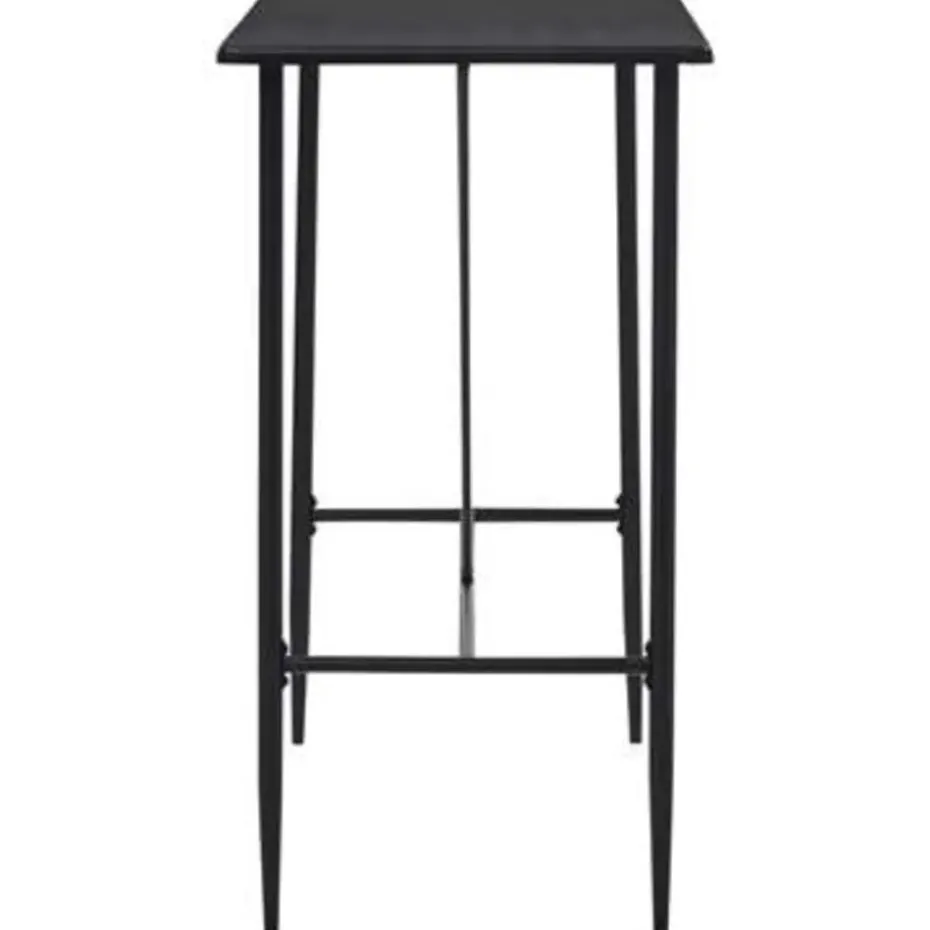 vidaXL - Bartafel - Zwart - MDF