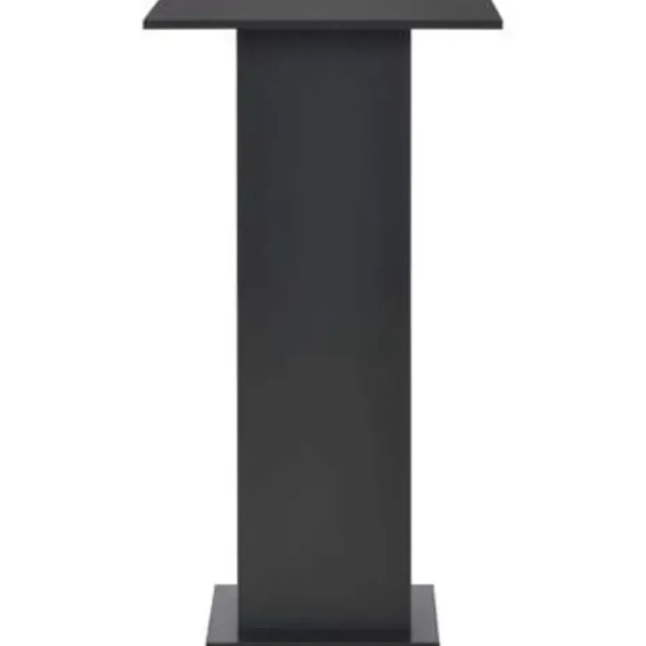 vidaXL - Bartafel - Zwart - Bewerkt hout