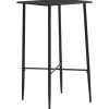 vidaXL - Bartafel - Zwart - MDF