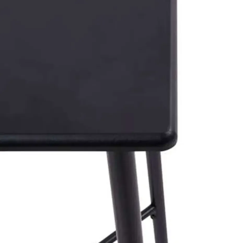 vidaXL - Bartafel - Zwart - MDF