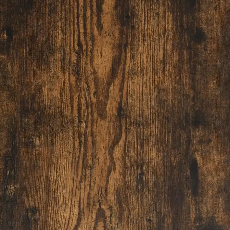 vidaXL - Bartafel met opbergruimte - Gerookt eiken - Bewerkt hout - 90x43 cm