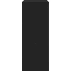 vidaXL - Bartafel met opbergruimte - Zwart - Bewerkt hout - 90x43 cm