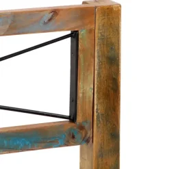 vidaXL - Bed frame - Multikleur - Massief gerecycled hout - 180x200 cm