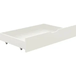 vidaXL - Bed frame incl. lades - Wit - Massief grenenhout - 90x200 cm