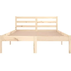 vidaXL - Bed frame met hoofdbord - Massief grenenhout - 120x200 cm
