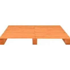 vidaXL - Bed frame pallet - Bruin - Massief grenenhout - 180x200 cm