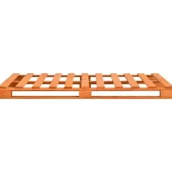 vidaXL - Bed frame pallet - Bruin - Massief grenenhout - 180x200 cm